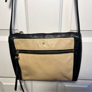 Kate Spade Black and Cream Crossbody Bag